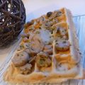 Gaufres salées aux noisttes et champignons