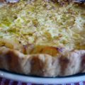 Tarte crémeuse poireaux, thon et mascarpone