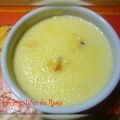 Flan de semoule aux raisins