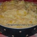 Pommes de terre en purée au maïs, ail et fromage