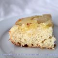 Gâteau renversé à l'ananas et au chocolat blanc