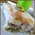 Cake de brick au poulet et aux poireaux,[...]
