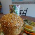 Muffins au gingembre confit et au zeste d'orange