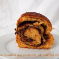 Brioche roulée au potiron et choco noisette