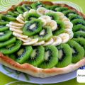 Tarte kiwis-bananes