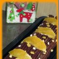 Bûches oranges chocolat caramel rhum raisin...