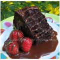 Gâteau des anges au chocolat et sa sauce[...]