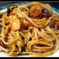 Fettucine au poulet, aux tomates épicées,[...]