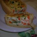 Quiche saumon-légumes