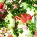 Concombres à l'étuvée crème fraîche et lardons[...]