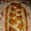 Brioche tressée aux pépites de chocolat,[...]