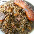 Saucisse lentilles