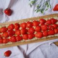 Tarte aux fraises (lactose free)