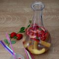 Eau de fruits {fraises, nectarine, menthe}