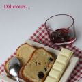 Cake au chocolat blanc, cerises amarena et fève[...]