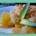 Crumble ananas-coco, Recette Ptitchef