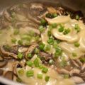 Poêlée de champignons au fromage (végétal)