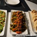 Un repas simple et sain - Haricots verts,[...]