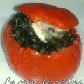 Tomate farcie aux épinards