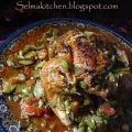 Poulet roti a l'ail et ses légumes au four[...]