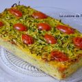 Flan aux courgettes parfumé au lait de coco,[...]