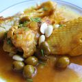 Poulet aux olives et amandes