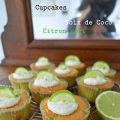 Cupcakes noix de coco et citron vert