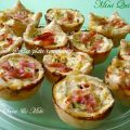 Mini quiches au fromage et prosciutto