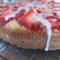 Gâteau aux fraises et graines de pavot
