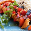 Brochettes tendresse de poulet