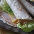 Tortilla wrap dinde et fromage, Recette Ptitchef