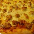 Pizza, sauce tomate aux fines herbes,[...]