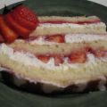 Gâteau mousseline blanc(Shortcake aux fraises)