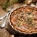 Quiche aux oignons confits, lardons et[...]