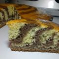 Gateau zébré