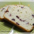 Pain cake sans gluten aux cranberry