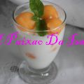 Mousse de coco e melao