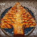 Pain au nutella forme arbre de Noël