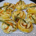 Feuilletés à la truite fumée, asperges vertes[...]
