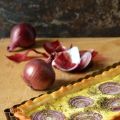 Tarte aux Oignons rouges et à la Ricotta