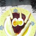 Petite salade de poireaux, oeufs, maïs et[...]