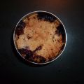 Crumble aux mures prunes et chocolat