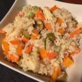 Salade de riz aux olives et au cheddar