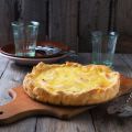 Tarte au fromage de chèvre et crème fraîche