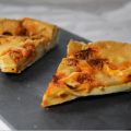 Tarte au lait de coco et au chorizo