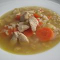 Soupe à l'orge et au poulet