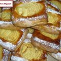 Bandes aux pommes et la créme patissiere