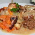 Une bonne blanquette de bœuf avec la viande[...]