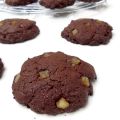 Cookies au cacao et citron confit
