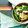 Trio printanier - coulis de mangue - crevettes[...]